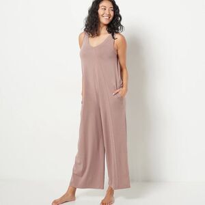 Anybody Petite Cozy Knit Luxe Jumpsuit with Band Detail in Green